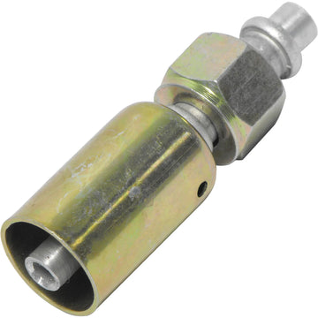 Accesorio de bloqueo de talón con junta tórica hembra recta de aluminio 6FOR 6BL STR n.° 6