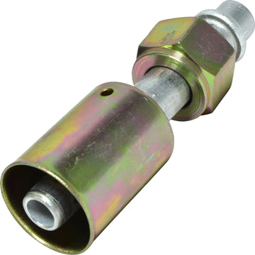 Accesorio de bloqueo de talón con junta tórica hembra recta de aluminio 8FOR 8BL STR n.° 8