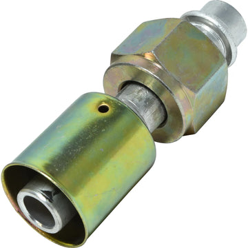 Accesorio de bloqueo de talón con junta tórica hembra recta de aluminio 12FOR 12BL STR n.º 12