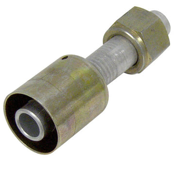 Accesorio de bloqueo de talón con junta tórica hembra recta de aluminio 10FOR-12BL STR n.° 10 a 12