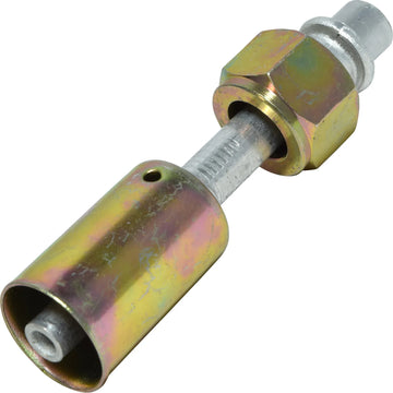 Accesorio de bloqueo de talón con junta tórica hembra recta de aluminio 8FOR 6BL STR #8 a 6