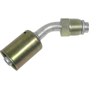 Accesorio de bloqueo de talón con junta tórica macho de aluminio de 45º 8MOR-8BL 45 n.° 8