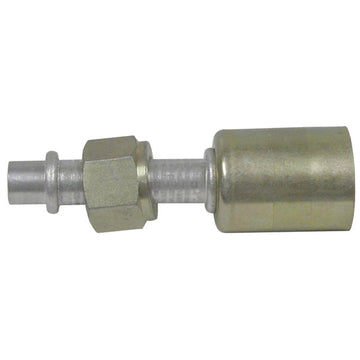 Accesorio de bloqueo de talón con junta tórica hembra recta de aluminio 8FOR 10BL STR #8 a 10