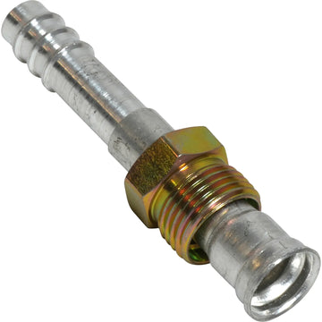 Accesorio de inserción de aluminio con junta tórica y lengüeta de inserción macho recta 8MIO 8BB STR n.° 8