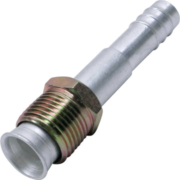 Accesorio de inserción de aluminio con junta tórica dentada, macho recto, 10MIO-10BB STR n.° 10