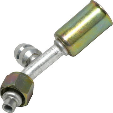 Alu. 45º Junta tórica hembra Beadlock Ftg. con puerto de servicio 6FOR-6BL 45 SV-R134 #6