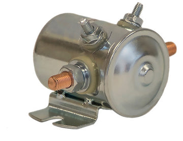 1306515 Insulated 12 Volt Steel Case Solenoid - Continuous Duty