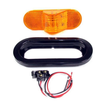 F235179 6" AMBR OVAL TURN LED