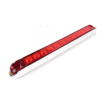 F235247 RED LIGHT BAR CHR 11LED