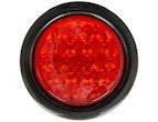 5624118 - 4 Inch Red Round Stop/Turn/Tail Light Kit with 18 LEDs (PL-3 Connection, Includes Grommet and Plug)