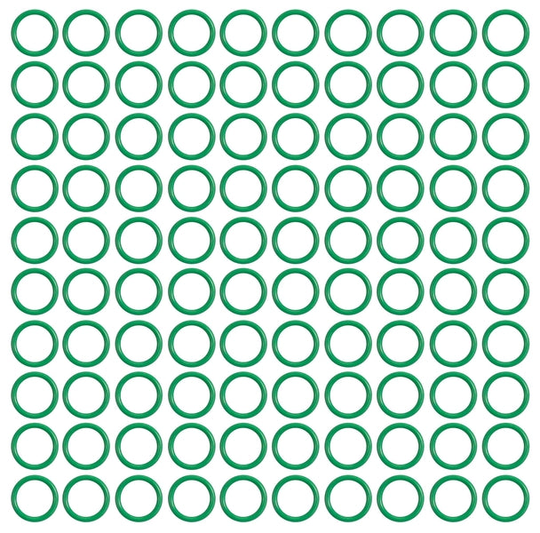 MT0250-100 #8 100 PER GREEN HNBR O-RING - #8 (1/2in) STANDARD