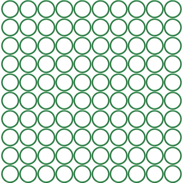 MT0267-100 #12 100 PER GREEN HNBR O-RING - #12 (3/4") STANDARD