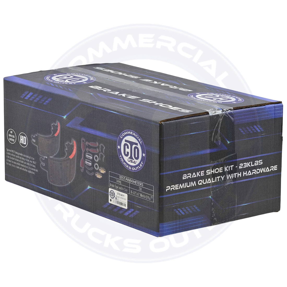 CTO-4311 BRAKE SHOES KIT 23K (NO CORE NEEDED)