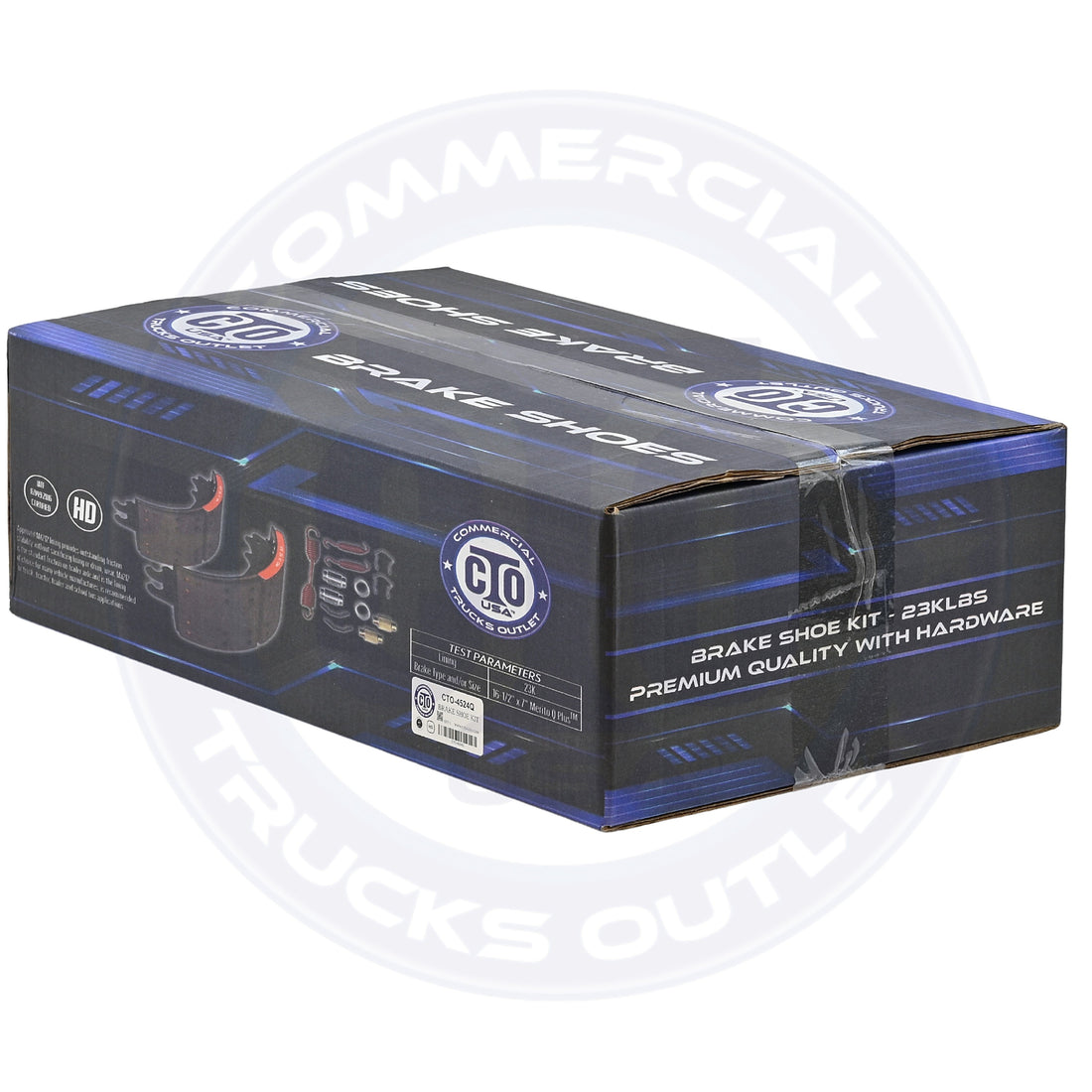 CTO-4524Q BRAKE SHOES KIT 23K (NO CORE NEEDED)