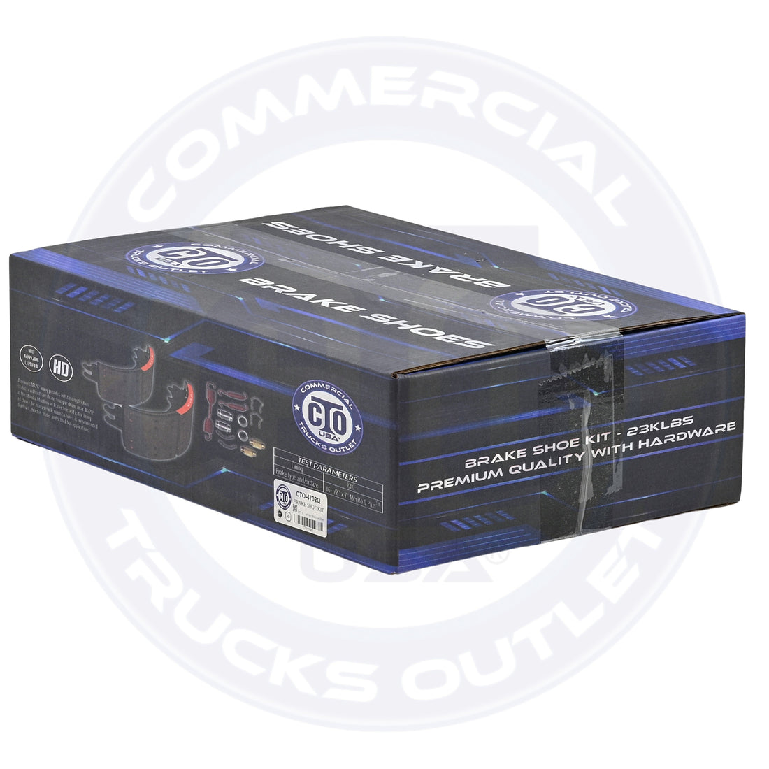 CTO-4702Q BRAKE SHOES KIT 23K (NO CORE NEEDED)