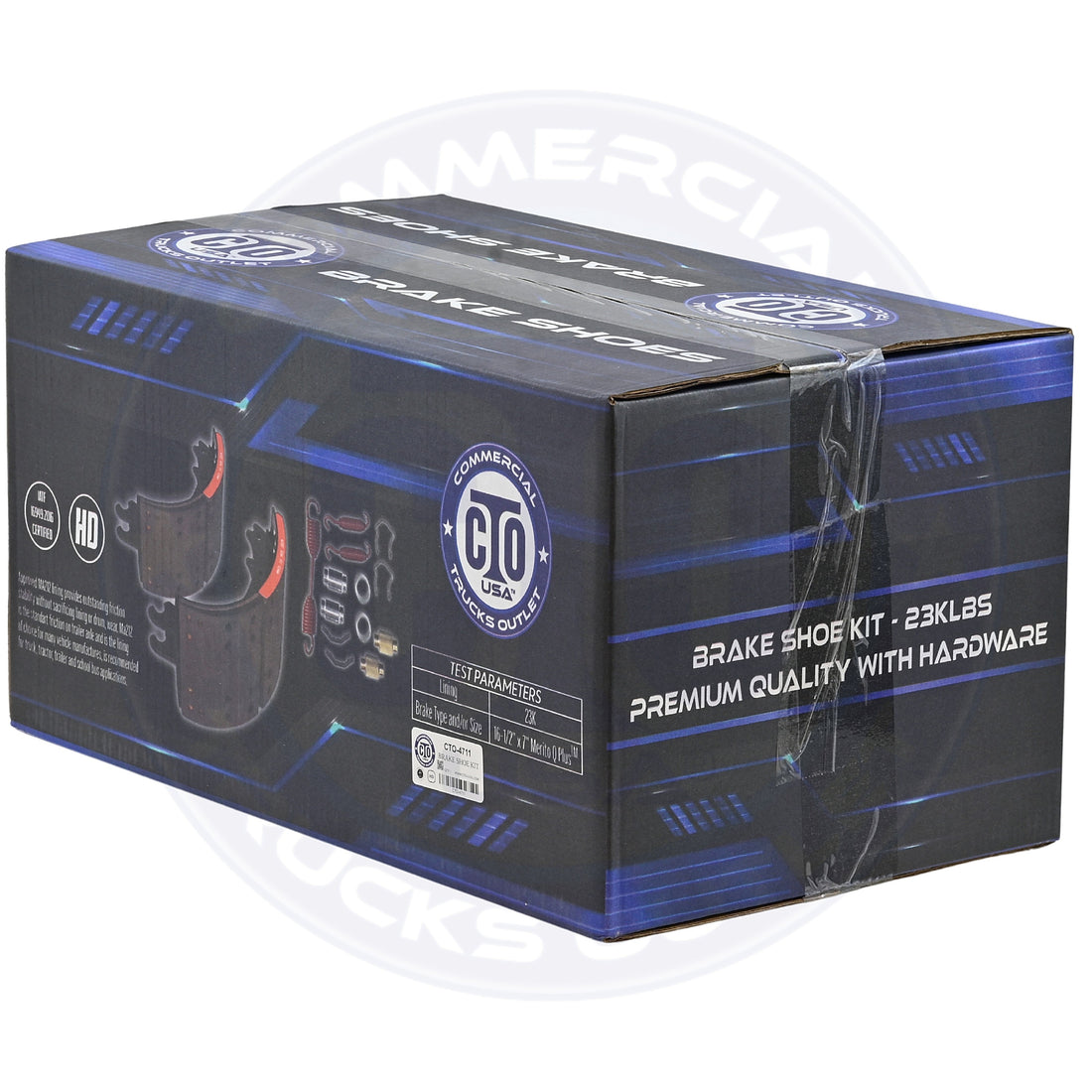 CTO-4711 BRAKE SHOES KIT 23K (NO CORE NEEDED)