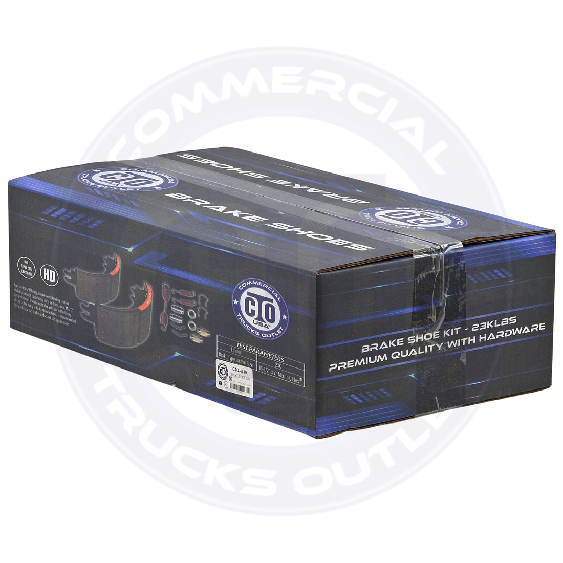 CTO-4719 BRAKE SHOES KIT 23K (NO CORE NEEDED)