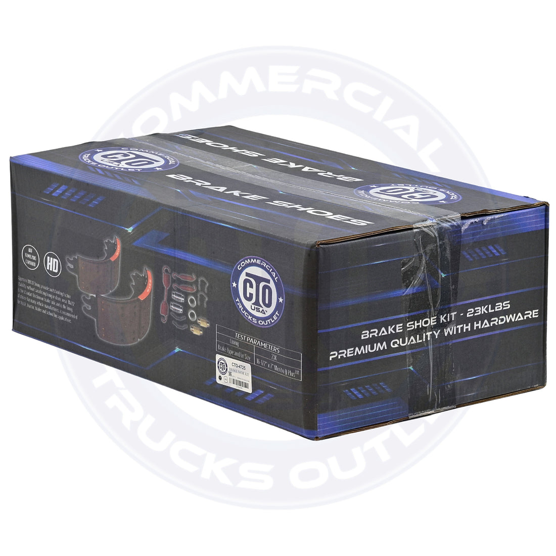 CTO-4725 BRAKE SHOES KIT 23K (NO CORE NEEDED)