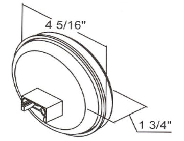 5624357 - 4 Inch Round Backup Light with 7 LEDs
