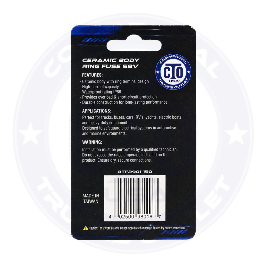 BTF2901-150 BATTERY FUSE CERAMIC