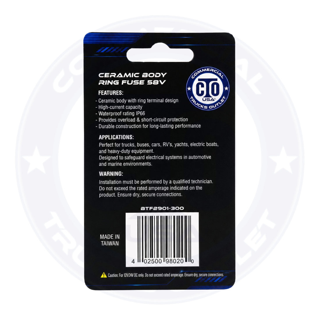BTF2901-300 BATTERY FUSE CERAMIC