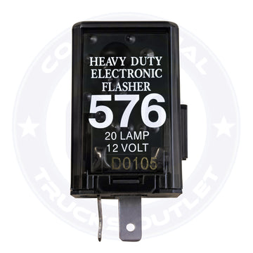 576  ROUND, 2-PRONG ELECTRONIC FLASHER (20-LAMP)