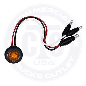 277A-BT3 AMBER 3/4" LED CLEARANCE / SIDE MARKER LIGHT (PC-RATED W/ AUX FUNCTION)