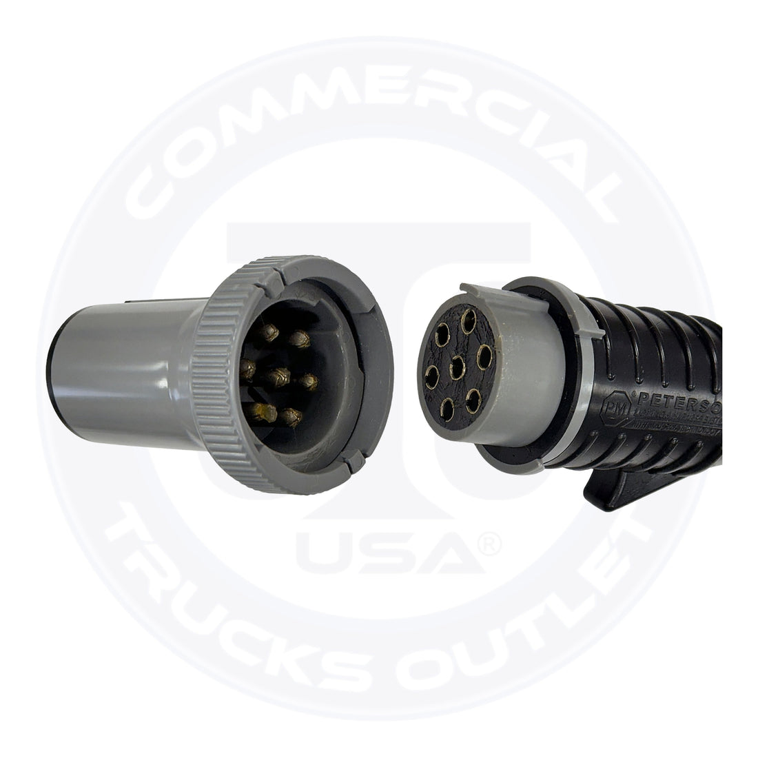 MS60-7022-02 REPAIRABLE J560 7-WAY TRAILER CONNECTOR