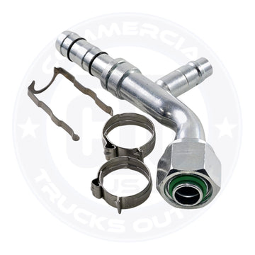 461-8931 45° FITTING #10 FEMALE O-RING WITH R134A LOW PORT