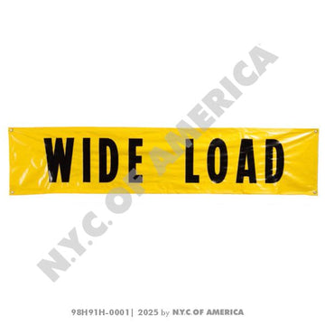 98H91H-0001 BANNER 72IN X 14IN WIDE LOAD
