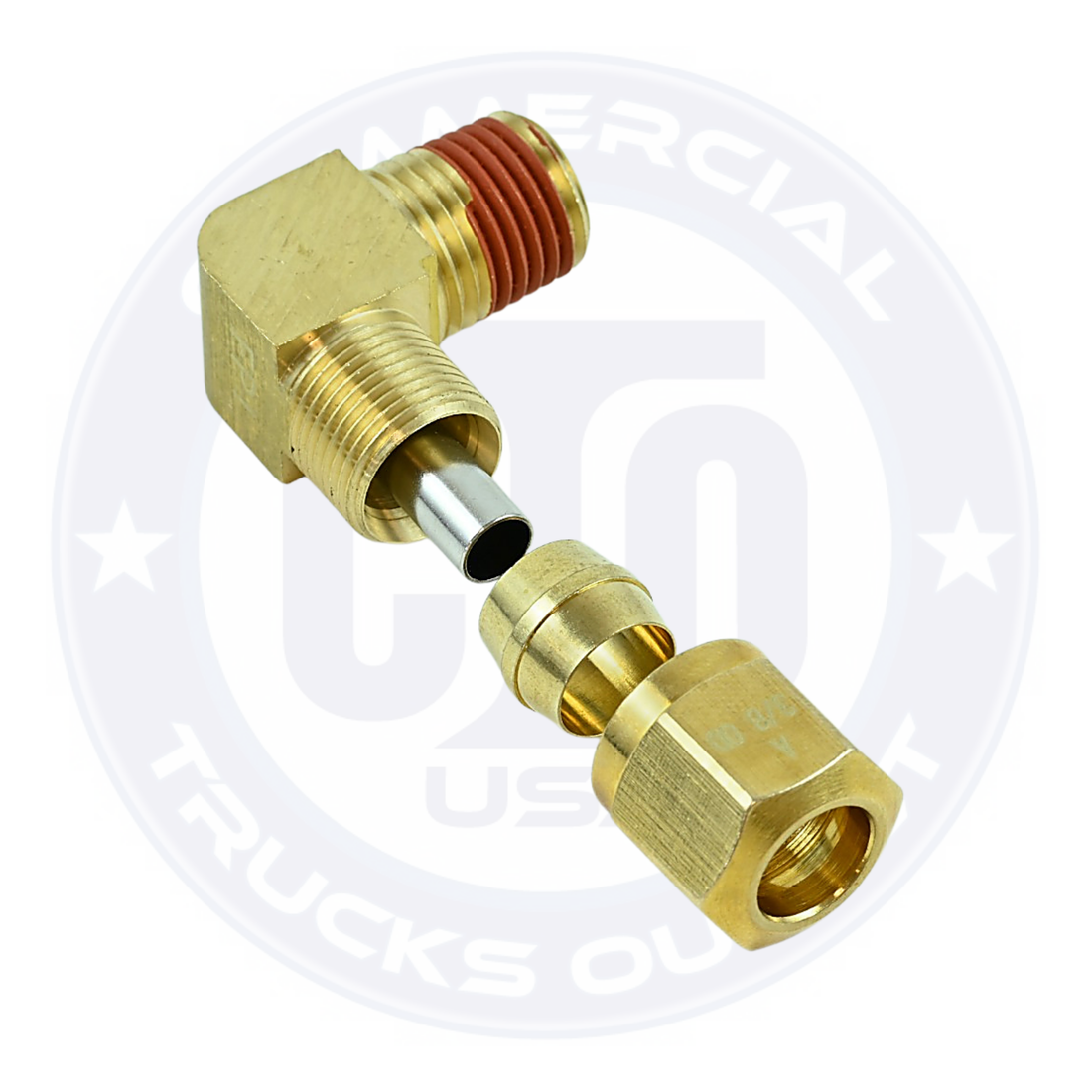 N69-6-4 AIR BRAKE 90° MALE ELBOW 3/8 X 1/4