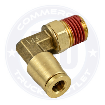 NP69SW-4-4 PUSH-ON 90° MALE SWIVEL ELBOW 1/4 X 1/4