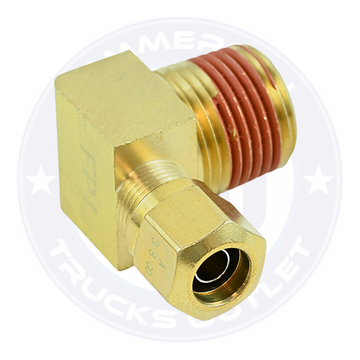 N69-6-8 AIR BRAKE MALE 90° ELBOW 3/8 X 1/2