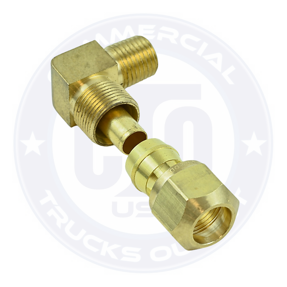 N69-8-4 AIR BRAKE 90° MALE ELBOW 1/2 X 1/4