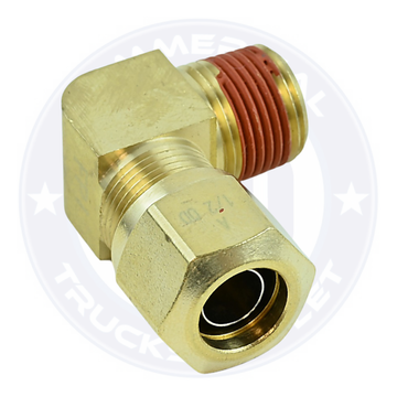 N69-8-6 AIR BRAKE 90° MALE ELBOW 1/2 X 3/8