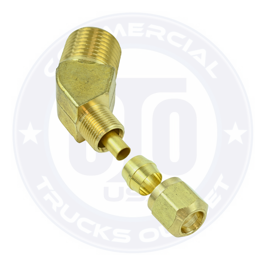 N79-6-8 AIR BRAKE 45° MALE ELBOW 3/8 X 1/2