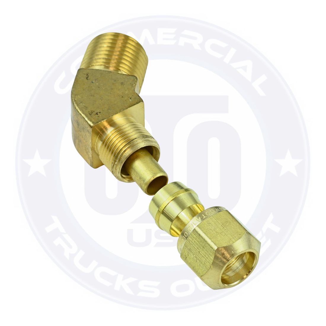 N79-8-8 AIR BRAKE 45° MALE ELBOW 1/2 X 1/2