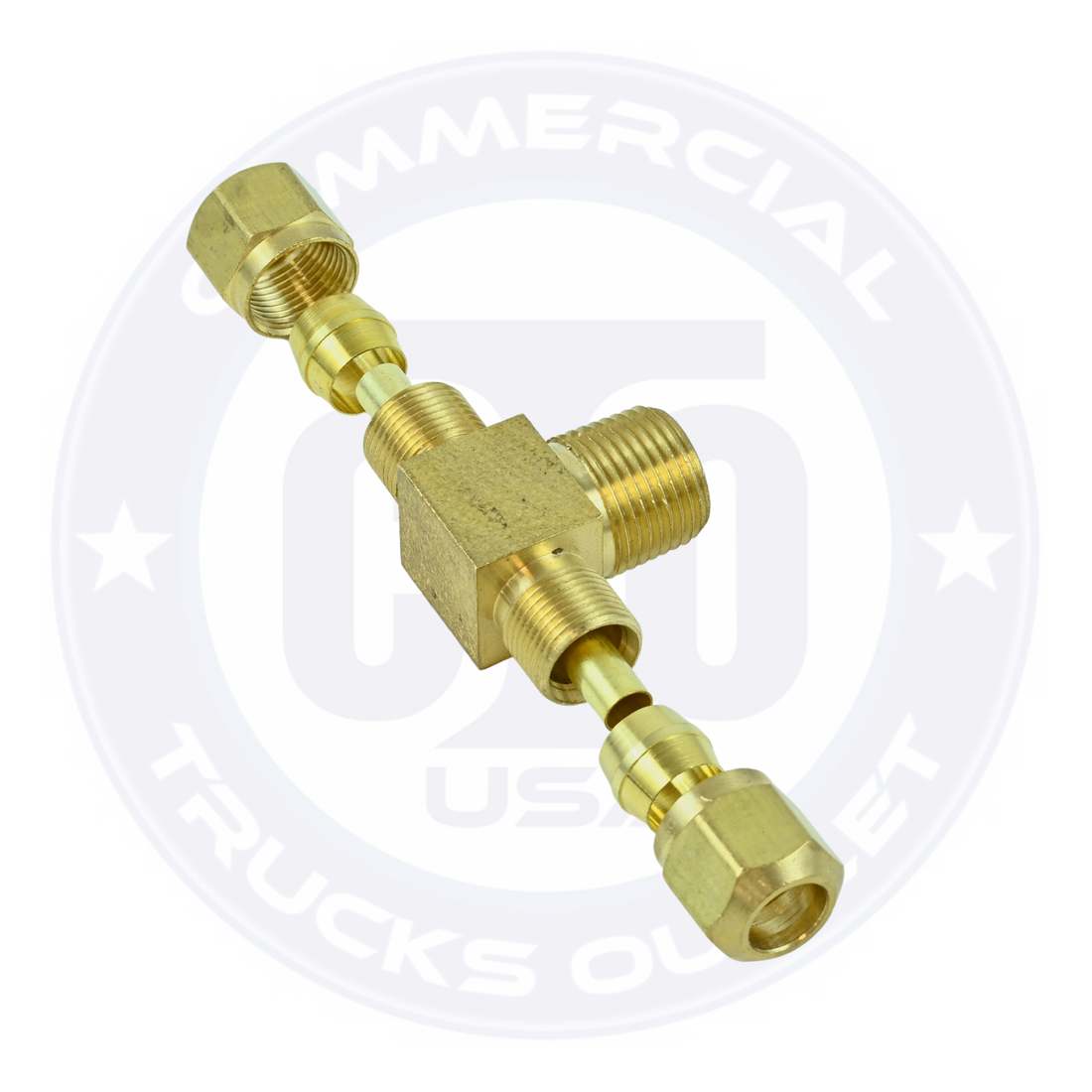 N72-6-6 AIR BRAKE MALE BRANCH TEE 3/8 X 3/8