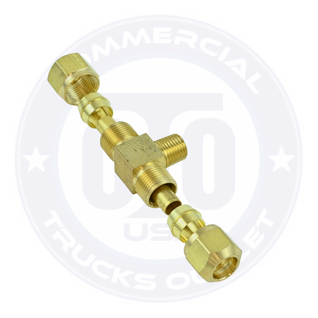N72-8-4 AIR BRAKE MALE BRANCH TEE 1/2 X 1/4
