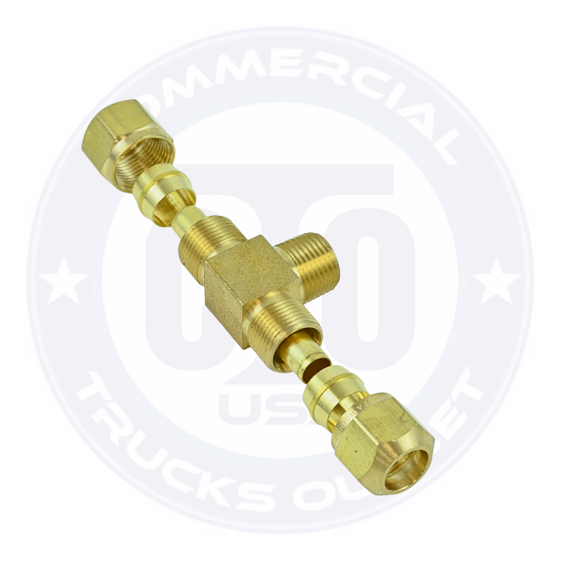 N72-8-6 AIR BRAKE MALE BRANCH TEE 1/2 X 3/8