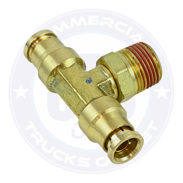 NP72SW-6-6 PUSH-ON MALE SWIVEL BRANCH TEE 3/8 X 3/8