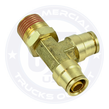 NP71SW-8-8 PUSH-ON MALE SWIVEL RUN TEE 1/2 X 1/2