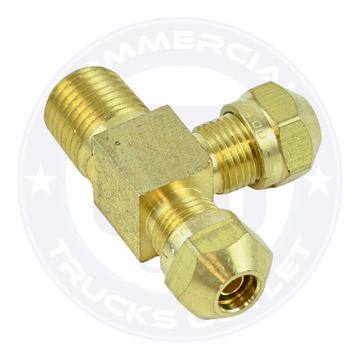 N71-4-4 AIR BRAKE MALE RUN TEE 1/4 X 1/4