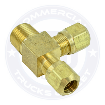 N71-6-6 AIR BRAKE MALE RUN TEE 3/8 X 3/8