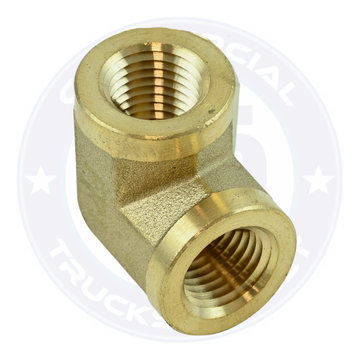 BP100-4 90° FEMALE ELBOW ADAPTER 1/4 ( AIR BRAKE FITTINGS )