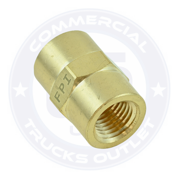 BP103-4 FEMALE BRASS COUPLING 1/4 ( AIR BRAKE FITTINGS )