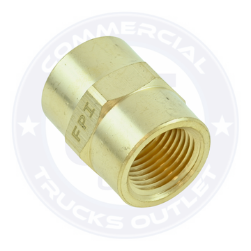 BP103-6 FEMALE BRASS COUPLING 3/8 ( AIR BRAKE FITTINGS )