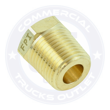 BP110-8-4 BRASS REDUCER BUSHING 1/4 X 1/8 ( AIR BRAKE FITTINGS )