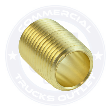 BP112-8 BRASS CLOSE NIPPLE 1/2 ( AIR BRAKE FITTINGS )