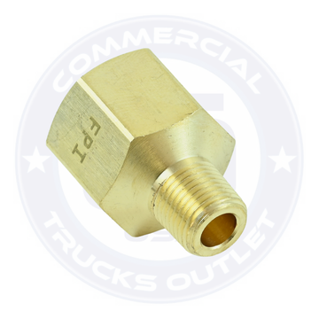 BP120-4-2 BRASS ADAPTER 1/4 X 1/8 ( AIR BRAKE FITTINGS )